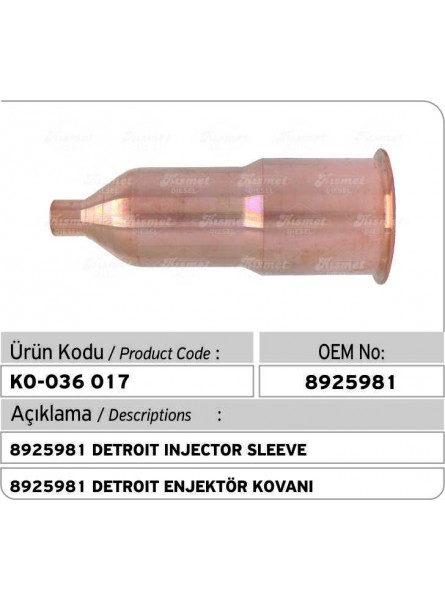 8925981 Detroit Injector Sleeve